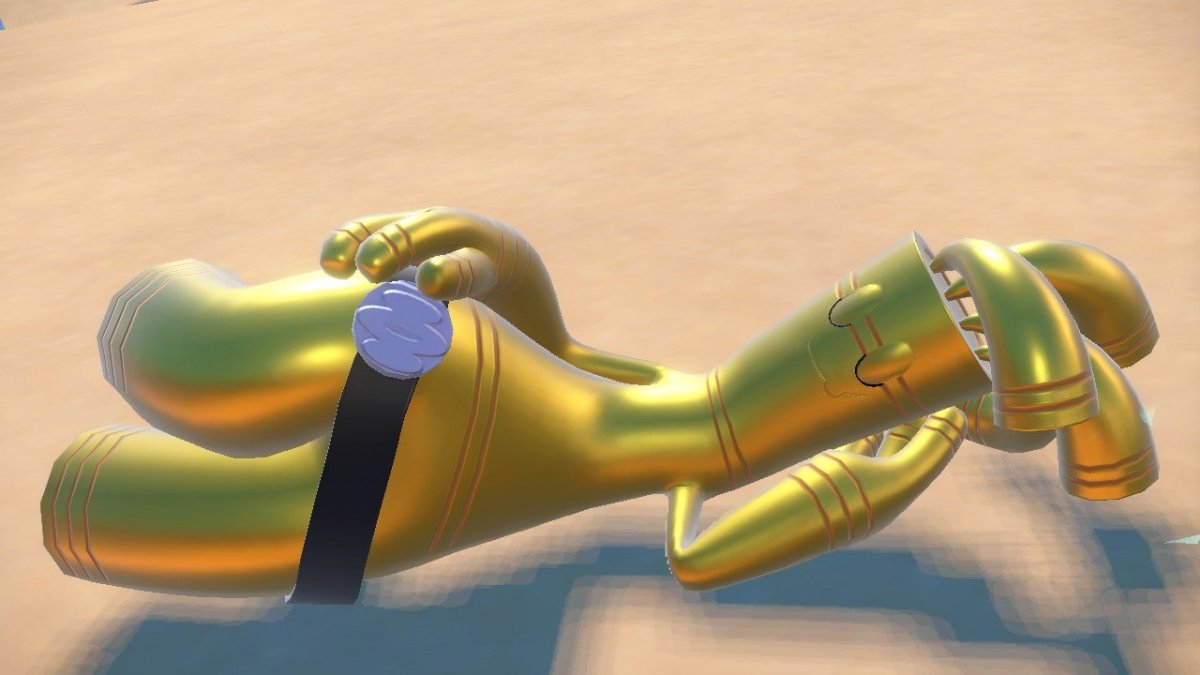 Gholdengo laying down
